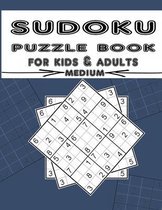 sudoku puzzle book for kids & adults medium