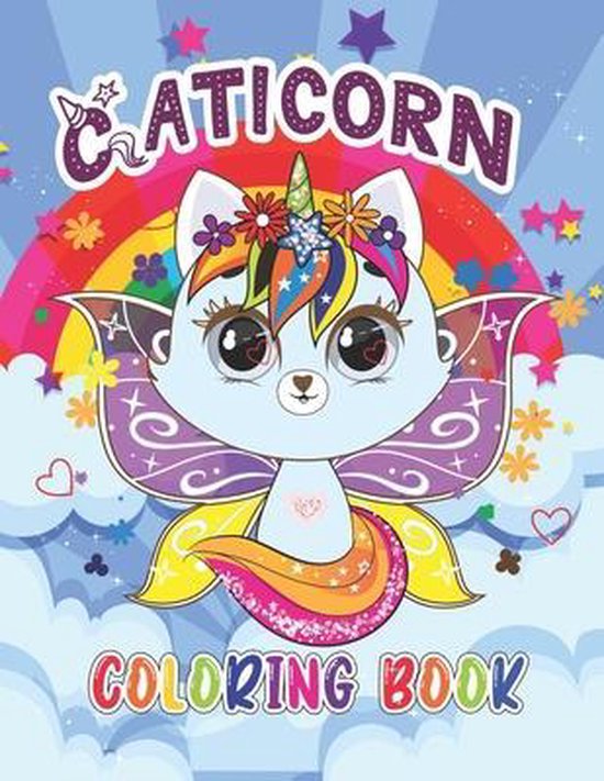 Caticorn Coloring Book, The Shammybdpress Publishing 9798736392926