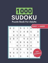 Sudoku Puzzle Book For Adults Easy To Hard