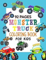 Monster Truck Coloring Book For Kids