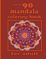 over 90 mandala coloring book for adult