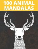 100 Animal Mandalas Coloring