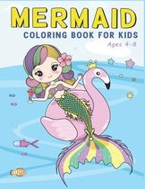 Mermaid Coloring Book for Kids Ages 4-8