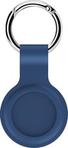 Sleutelhanger siliconen voor Apple AirTag blauw