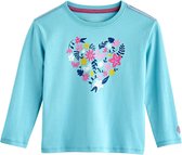 Coolibar - UV Shirt voor peuters - Longsleeve - Coco Plum Graphic - Ijsblauw - maat 86-92cm