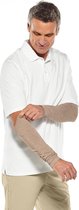 Coolibar - UV-mouwen voor heren - Navagio - Donkerbeige - maat L/XL