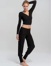 Temps Danse - Ecrin - Dames - Warm up - Yogabroek - Sportbroek - Dansbroek - Viscose - Anthraciet grijs - M