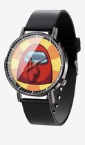 Among us horloge zwart, amongus