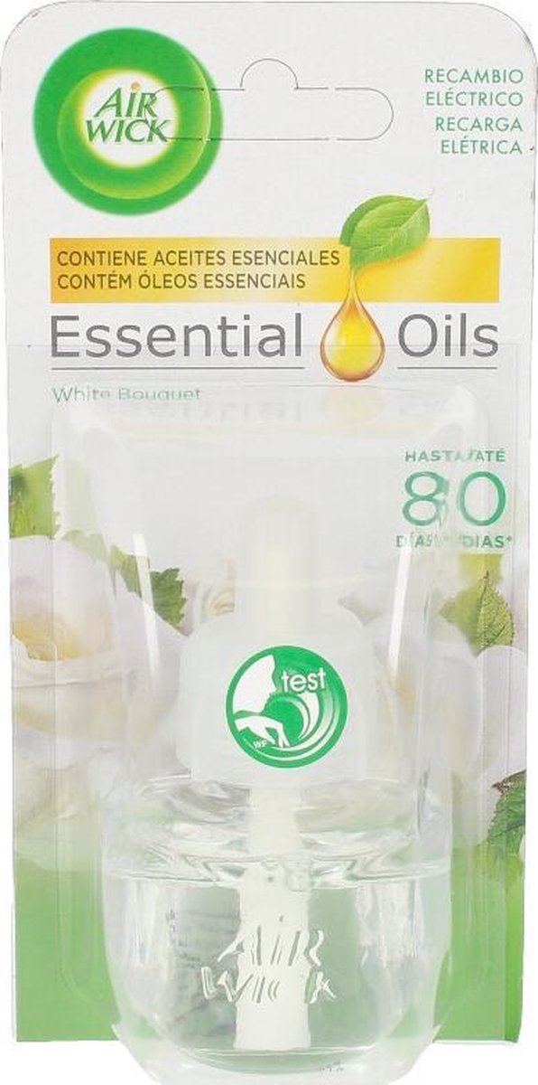 Air Wick White Bouquet Navulling voor Elektrische Luchtverfrisser (Pakket van 1 !!!