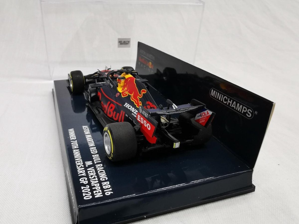 Aston Martin Red Bull Racing RB16 #33 Winner 70th Anniversary GP