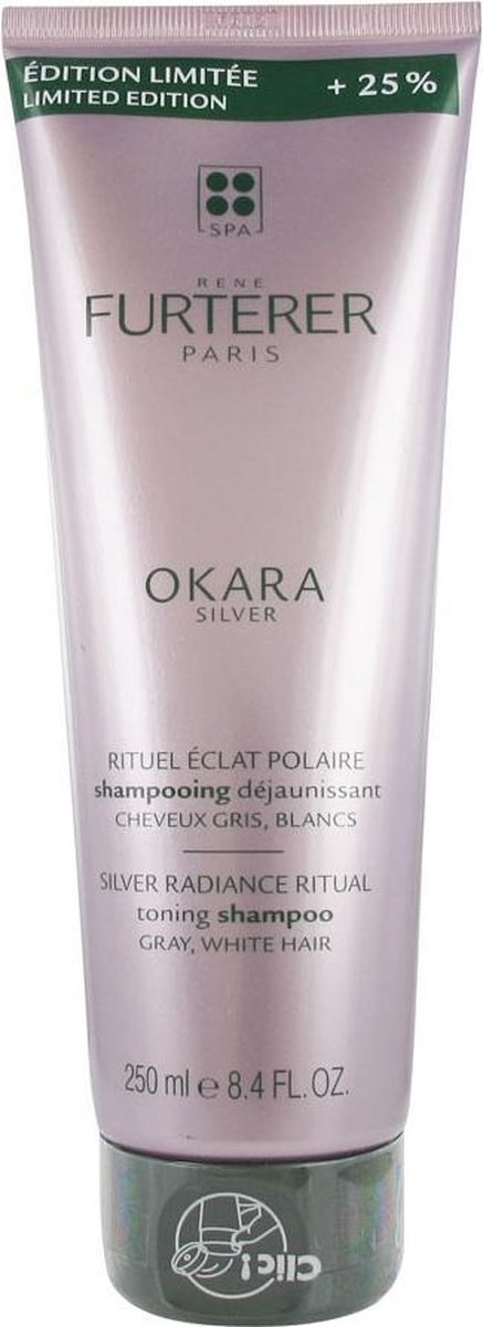 Rene Furterer Okara Silver Radiance Ritual Toning Shampoo Grijs/Wit Haar 250ml