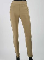 Dames tregging Jacky S/M - Beige - Luxe & Comfort - Hoge Taille