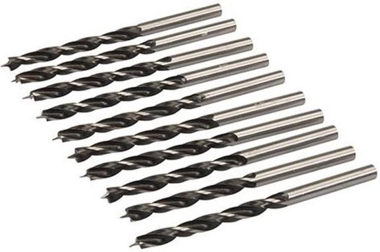 KEWAYO Professionele Houtboor 10mm - Slakkenboor Met Zelftoevoer Voor Houtbewerking