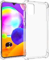 Samsung Galaxy A31 hoesje - samsung A31 hoesje - hoesje voor samsung A31 - A31 hoesje - beschermhoesje - hoesje samsung galaxy A31 - hoesje A31 - siliconen hoesje - transparant sho