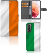 GSM Hoesje Geschikt voor Samsung Galaxy S21 Telefoonhoesje met Pasjeshouder Ierland
