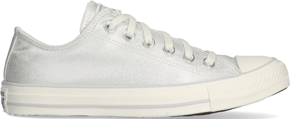 Converse Meisjes Lage sneakers Chuck Taylor All Star Ox - Zilver - Maat 37,5  | bol.com