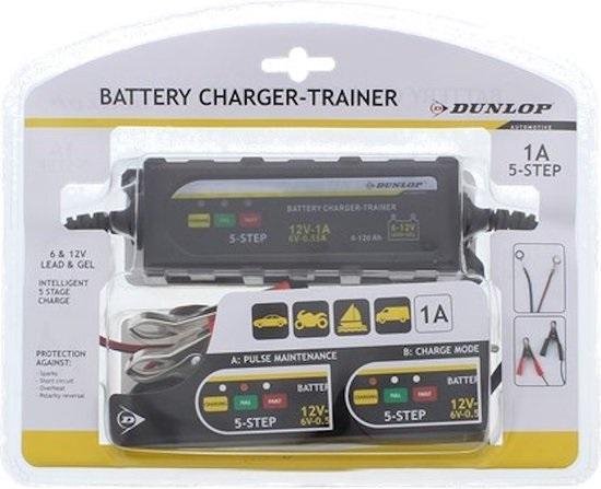Chargeur de batterie Dunlop - Chargeur de voiture - Chargeur de caravane -  Chargeur de... | bol.com