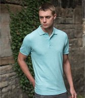 AWDis Just Polos Mens Surf Melange Pique Polo Shirt (Surfen op de oceaan)