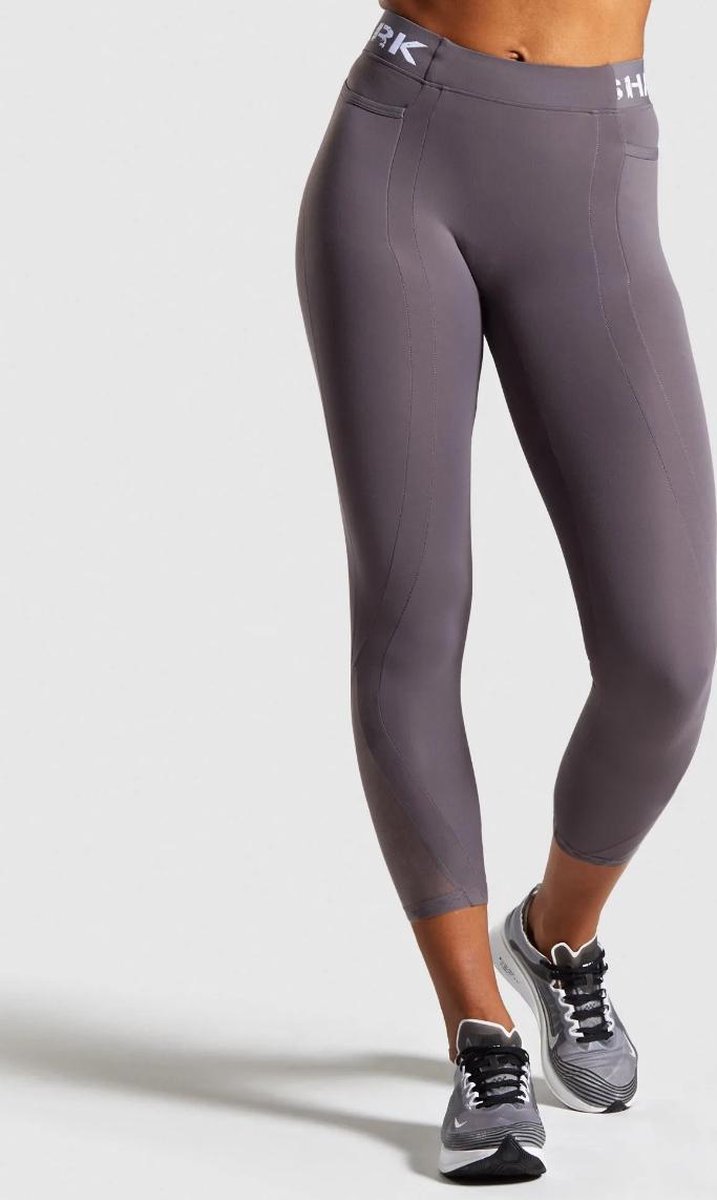 Gymshark Energy Seamless Cropped 3/4 length Leggings Slate Lavender Gray XS