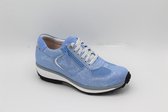 Xsensible- stretchwalker sneaker- chelsea 30101- blauw metallic- maat 41