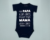 Romper mijn papa kan alles - Blauw, 50/56