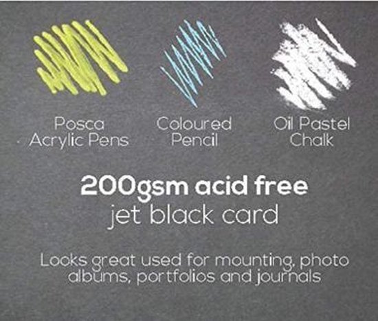 Artgecko Shady Spiral Sketchbook A3 Portrait 200gr 40 feuilles Zwart