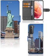 GSM Hoesje Geschikt voor Samsung Galaxy S21 Beschermhoesje met foto Vrijheidsbeeld