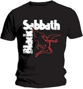 Black Sabbath Heren Tshirt -S- Creature Zwart