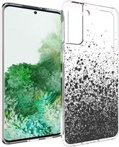 iMoshion Design voor de Samsung Galaxy S21 Plus hoesje - Spetters - Zwart