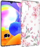 iMoshion Design voor de Samsung Galaxy A32 (5G) hoesje - Bloem - Roze