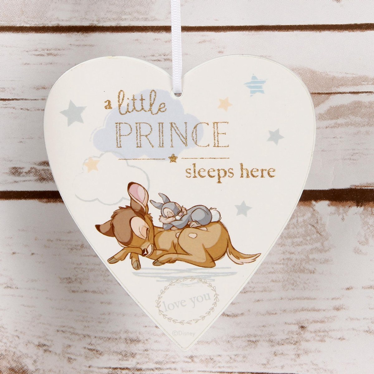 Disney Baby - Magical Beginnings - Bambi hanger - Little Prince sleeps here - 12 cm.
