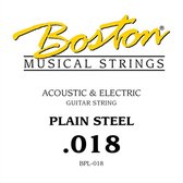 Snaar elektrische/akoestische gitaar Boston BPL-018 Steel .018