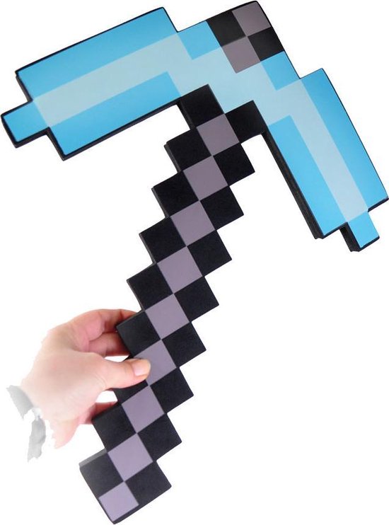 Minecraft Bundel - Minecraft Zwaard + Bijl - Minecraft Diamond Sword - Minecraft Pickaxe - Ecofriendly Foam - Minecraft Speelgoed - Sybra