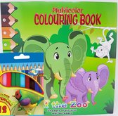 Lg-imports Kleurboek At The Zoo Junior 28,5 Cm Karton Groen