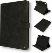 Apple iPad 10.2 (2020) & iPad 10.2 (2019) Hoes Charcoal Gray - Casemania Book Case met Magneetsluiting