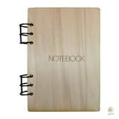 Lay3rD Lasercut - Houten Notitieboekje - A5 - Notebook - Berk