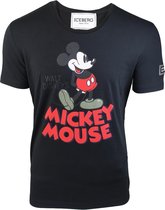 ICEBERG T-Shirt met Mickey Mouse Opdruk - M