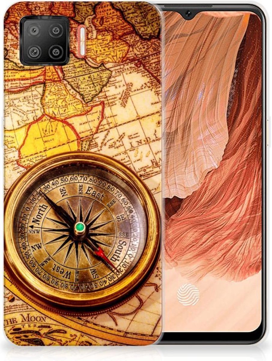 OPPO A73 4G Siliconen Back Cover Kompas