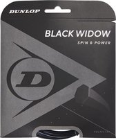 Black widow tennis snaar (zwart) 12 meter 1.26 mm
