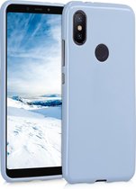 kwmobile telefoonhoesje voor Xiaomi Mi 6X / Mi A2 - Hoesje voor smartphone - Back cover in duifblauw