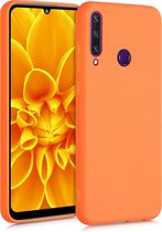 kwmobile telefoonhoesje voor Huawei Y6p - Hoesje voor smartphone - Back cover in Cosmic Orange