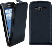 kwmobile hoesje voor met Samsung Galaxy Core II Duos - Flip cover met magnetische sluiting in zwart