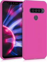 kwmobile telefoonhoesje voor LG G8s ThinQ - Hoesje voor smartphone - Back cover in mat fuchsia