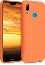 kwmobile telefoonhoesje voor Huawei P20 Lite - Hoesje voor smartphone - Back cover in Cosmic Orange