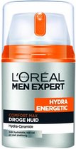 6x L'Oréal Men Expert Hydra Energetic Comfort Max Droge Huid crème 50 ml