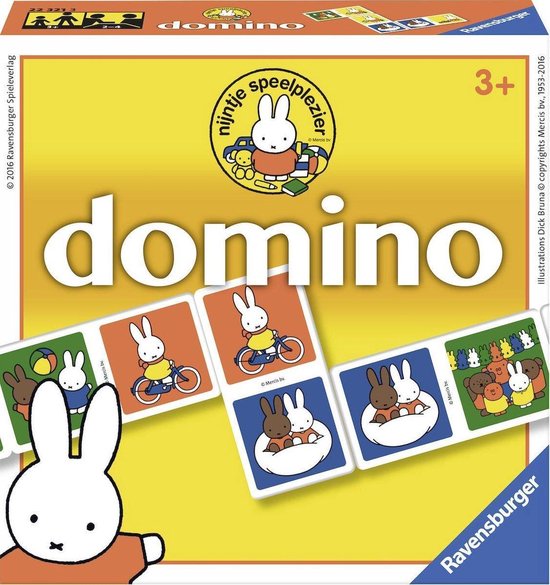 Thumbnail van een extra afbeelding van het spel Domino Nijntje - Multicolor - Vanaf 3 jaar