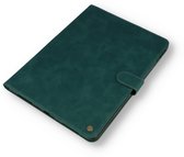 Casemania Hoes Geschikt voor Apple iPad Air 2020 - Air 4 10.9 inch (2020) Emerald Green - Book Case met Magneetsluiting