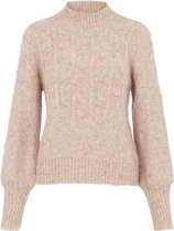 OBJECT Dames objvita fox l/s knit pullover - Maat XL