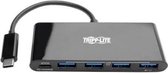 Tripp-Lite U460-004-4AB-C 4-Port USB 3.1 Hub, 4x USB-A, Thunderbolt 3—PD Charging, Black TrippLite