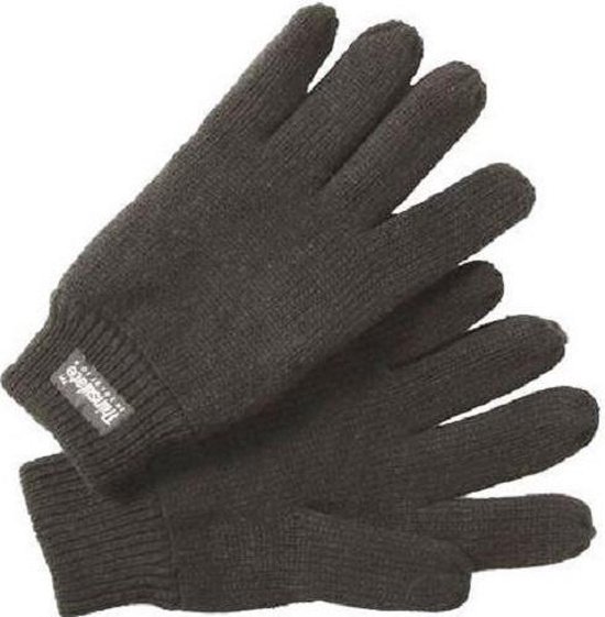 Gants unisexes tricotés Thinsulate Thinsulate Anthracite Taille S